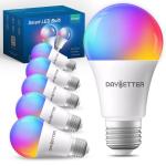 DAYBETTER 6-Pack Wi-Fi Color Changing Bulbs