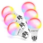 DAYBETTER 6-Pack Wi-Fi Color Changing Bulbs