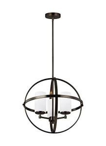 Sea Gull Lighting Alturas Collection Chandelier, Oil Rubbed Bronze