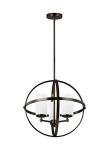 Sea Gull Lighting Alturas Collection Chandelier, Oil Rubbed Bronze