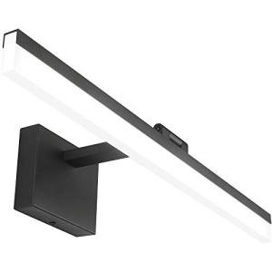 SOLFART Dimmable Black Vanity Light Bar 6000K