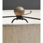 Signature Design by Ashley Dallson Casual 71" Wood Floor Lamp with Tripod Stand, Light Brown & Cream