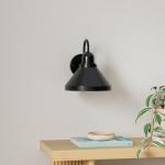 Brightever Gooseneck Outdoor Light Fixtures, 2-Pack Farmhouse Barn Lights for Porch, Industrial Black Exterior Wall Sconce for Garage, Patio, E26 Base Anti-Rust, Bulb not Included