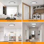 Matane 6-Pack 12" LED Ceiling Light, 24W, Selectable