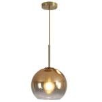 Modern Large Gold Glass Pendant Light Fixture