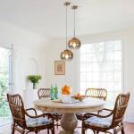 Modern Large Gold Glass Pendant Light Fixture