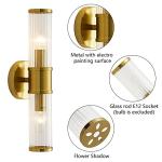 Gold Modern Bathroom Wall Sconce Vanity Light Fixture