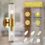 Gold Modern Bathroom Wall Sconce Vanity Light Fixture