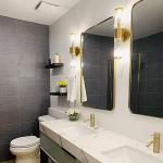 Gold Modern Bathroom Wall Sconce Vanity Light Fixture