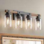Farmhouse Rustic Bathroom Vanity Light: Vintage Industrial Wall Sconces