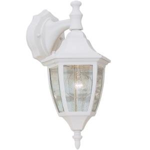 Designers Fountain 2461-WH Today's Home Outdoor Wall Lantern Sconce, 14.25in H, White