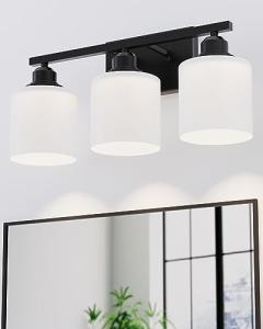 Sailstar Modern 3-Light Vanity Light in Matte Black