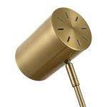 Globe Electric 52098 Pratt 20" Desk/Table Lamp, Matte Brass Finish, Adjustable Height, Balance Arm, in-Line Rocker On/Off Switch