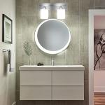 Modern Glass Shade 2-Light Vanity Bathroom Lighting Fixtures