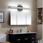 Modern Matt Black Dimmable Vanity Lights, LED, Bathroom