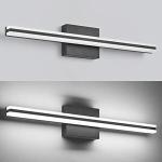 Modern Matt Black Dimmable Vanity Lights, LED, Bathroom