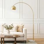 Brightech Olivia Floor Arc Lamp with LED Bulbs