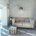 Brightech Olivia Floor Arc Lamp with LED Bulbs