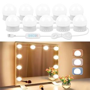 LED Vanity Mirror Lights with 10 Dimmable Bulbs