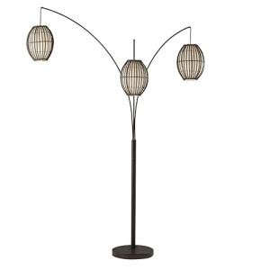 Adesso Maui Arc Lamp, 82", Antique Bronze, 1 Floor