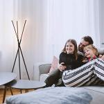 Brightech Stix Floor Lamp - Dimmable LED Light