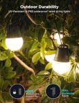 Govee Smart Outdoor String Lights 2, 150ft RGBIC Outdoor Lights with Dimmable Warm White LED Bulbs, 47 Scene Modes for Patio, Backyard, IP65 Waterproof, Compatible with Alexa, App Control