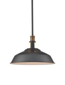 CLAXY Farmhouse Pendant Lighting Matte Black Barn Hanging