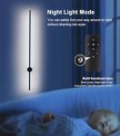 USB Rechargeable Wall Sconce Set, Dimmable LED Lights