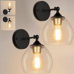 Vintage farmhouse wall sconces set of 2, indoor lighting