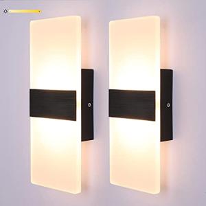 Lightess Modern Wall Sconce Set of 2 LED