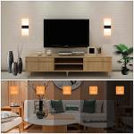 Lightess Modern Wall Sconce Set of 2 LED
