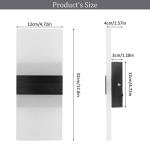 Lightess Modern Wall Sconce Set of 2 LED