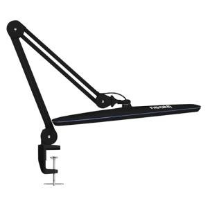 Neatfi XL LED Task Lamp with Clamp, 2,200 Lumens, 24W, 117 SMD LED, 23 Inches Ultra Wide, 4-Level Dimmable Brightness, Eye-Caring, Glare-Free, Adjustable Arm (Black)