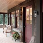 Globe Electric 44094 1-Light Outdoor Wall Sconce, Black, Seeded Glass Shade, Light Fixture, Outside Lights for House, Kitchen, Exterior Lighting, Indoor, Home Essentials, Modern