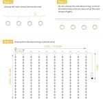 Minetom Curtain Lights, 300 LED Dimmable Fairy Lights with Remote and Timer, 8 Modes, USB Powered String Lights for Room Wall Party Xmas Indoor Decor, Warm White