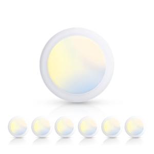 Pack of 6 ECOELER Dimmable LED Flush Mount Lights