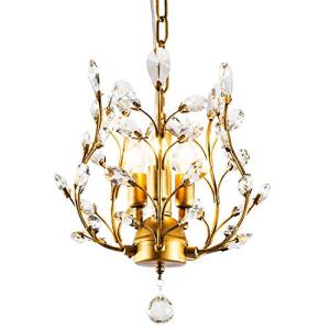 Garwarm Crystal Chandelier Pendant Lights for Living Room