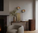 Pair of NativeSkins Eclipse Metal Wall Sconces