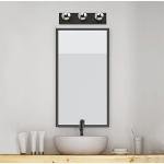 Westinghouse Traditional Indoor Vanity Light, Matte Black Finish