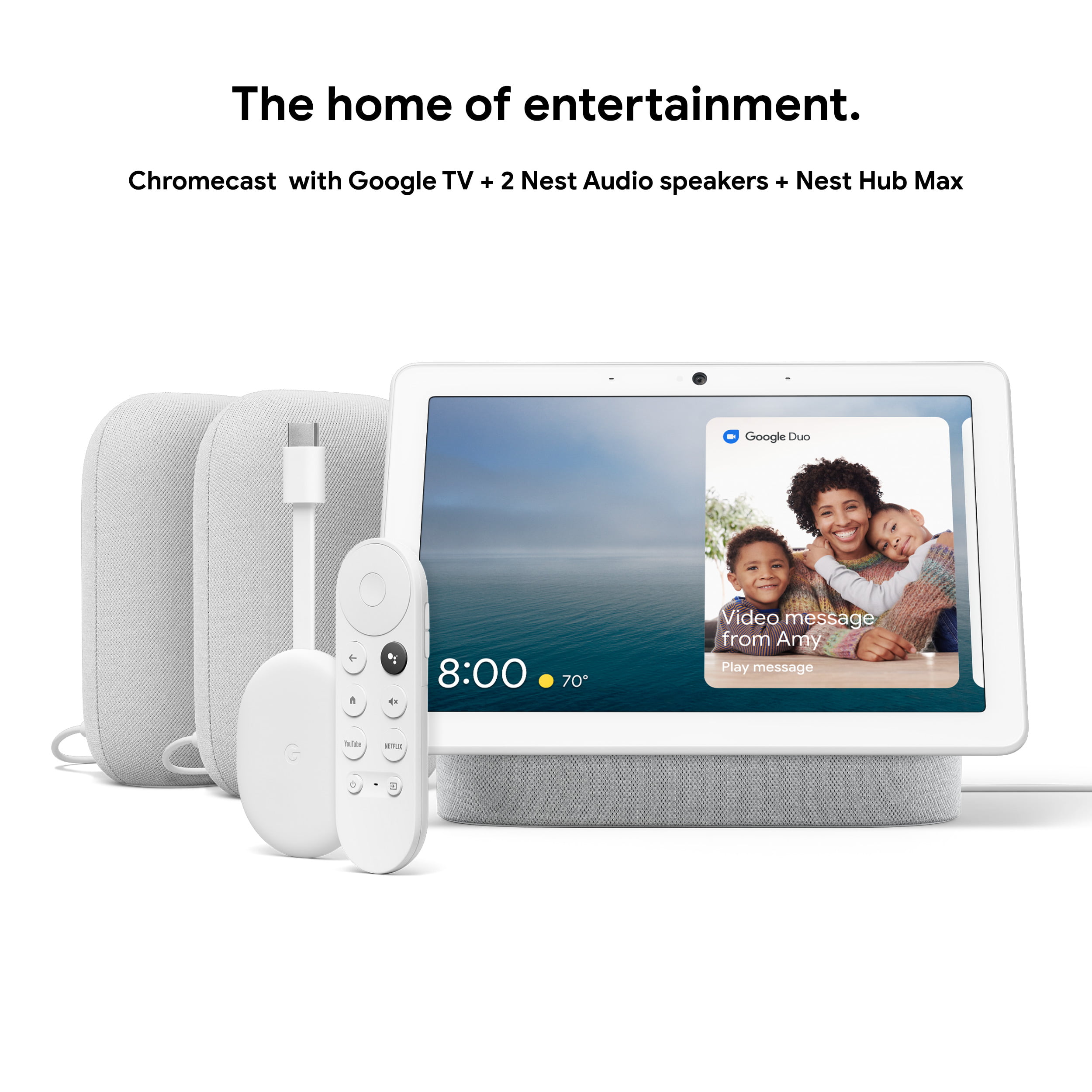 Google Nest Audio - Charcoal Smart Speaker