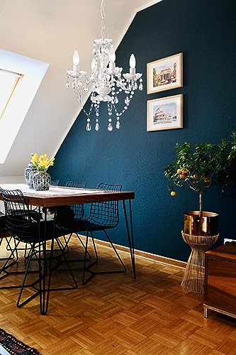 White Mini Crystal Chandelier Lighting - LaLuLa Brand