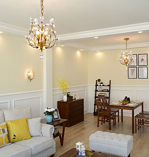 Garwarm Crystal Chandelier Pendant Lights for Living Room