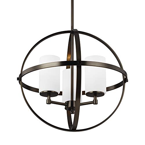 Sea Gull Lighting Alturas Collection Chandelier, Oil Rubbed Bronze