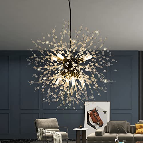 Modern Crystal Firework Chandelier Pendant for Bedroom Living Room