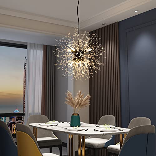 Modern Crystal Firework Chandelier Pendant for Bedroom Living Room