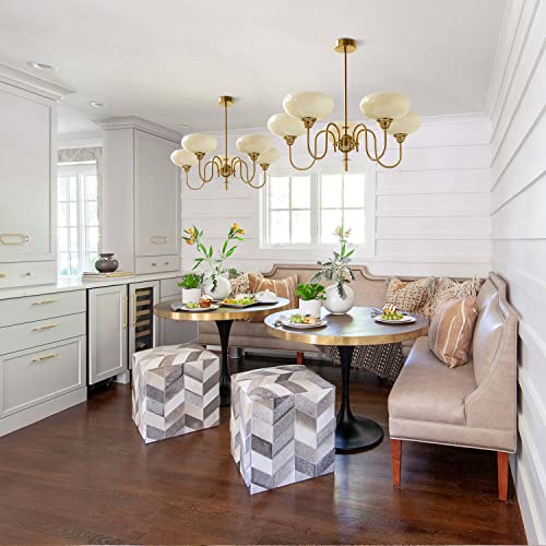BOKT Gold Vintage 5-Light Globe Chandelier