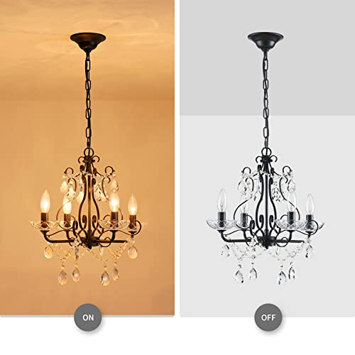 Crystal Candle Chandelier Pendant Ceiling Light Modern Fixture