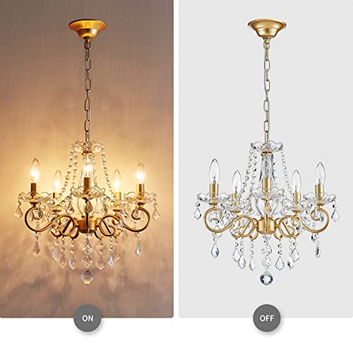 Mini Crystal Chandelier K9 Crystal Lighting for Living Room