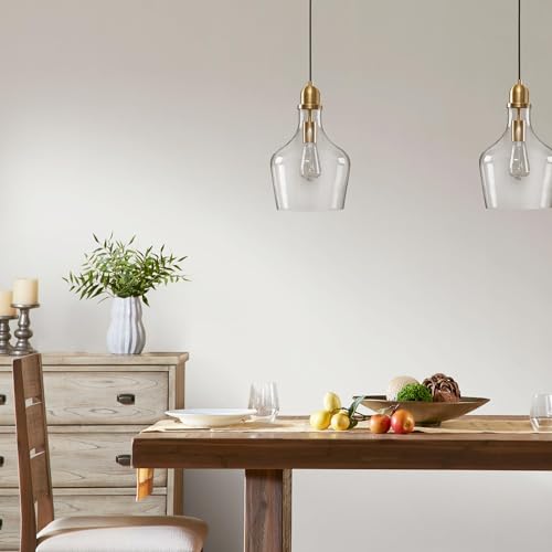 Modern Glass Pendant Light Fixtures - Gold/Clear