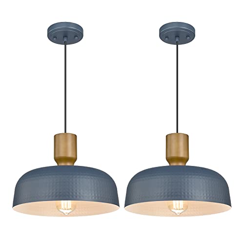 Modern Hammered Metal Pendant Light for Kitchen Island